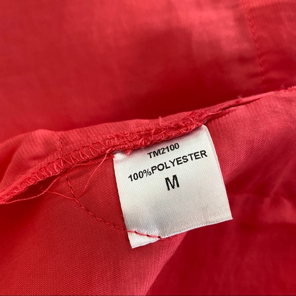 Theme Coral and Gold Embroidered Tunic Medium - Picture 4 of 5